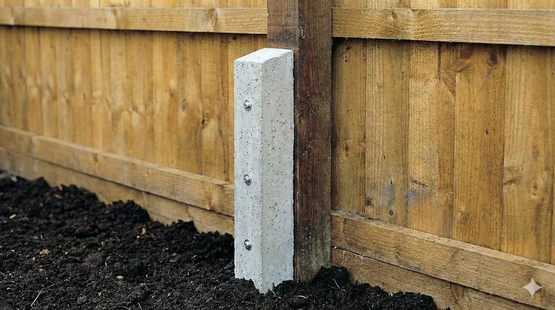 Concrete Post Spur Repair installation in Nottingham