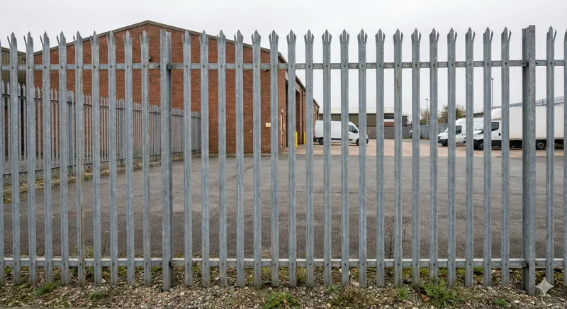 Steel Palisade Fencing installation in Nottingham